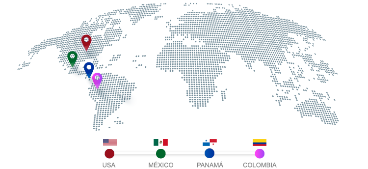 paises en los que hemos trabajado